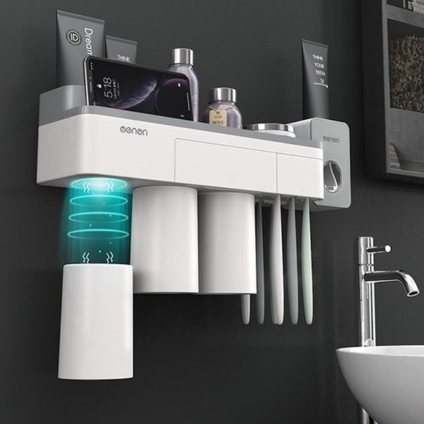 bath accessory set bathroom accessories toothbrush holder toothpaste storage organizer for toothbrushes shelf magnetic adsorption with cup
bath accessory set bathroom accessories toothbrush holder toothpaste storage organizer for toothbrushes shelf magnetic adsorption with cup