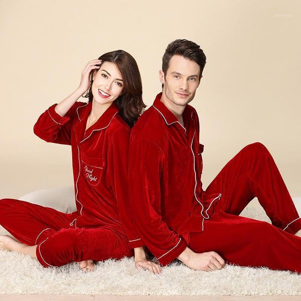 men's sleepwear couple's pajama set velvet autumn winter long sleeve loose two piece men home clothing christmas pijama loungewear, Black;brown
men's sleepwear couple's pajama set velvet autumn winter long sleeve loose two piece men home clothing christmas pijama loungewear, Black;brown