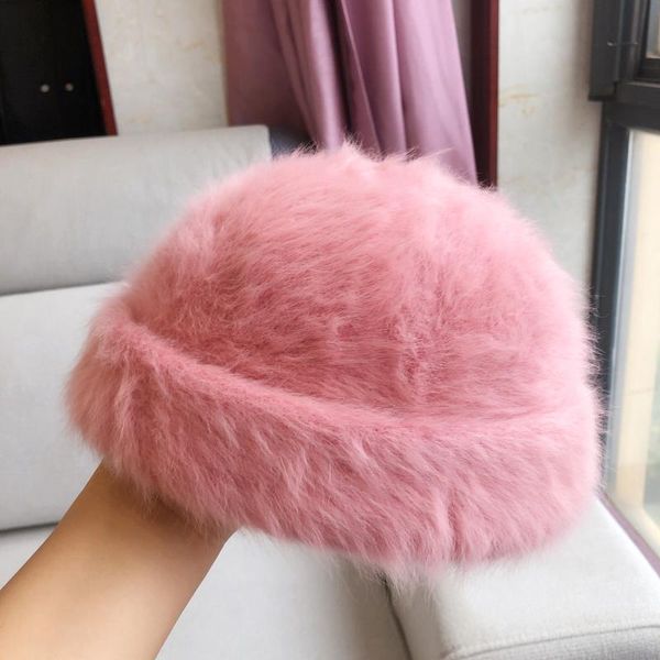 beanie/skull caps hair soft warm bucket hat women solid furry winter knitted beanies cap candy color cute female pillbox, Blue;gray
beanie/skull caps hair soft warm bucket hat women solid furry winter knitted beanies cap candy color cute female pillbox, Blue;gray