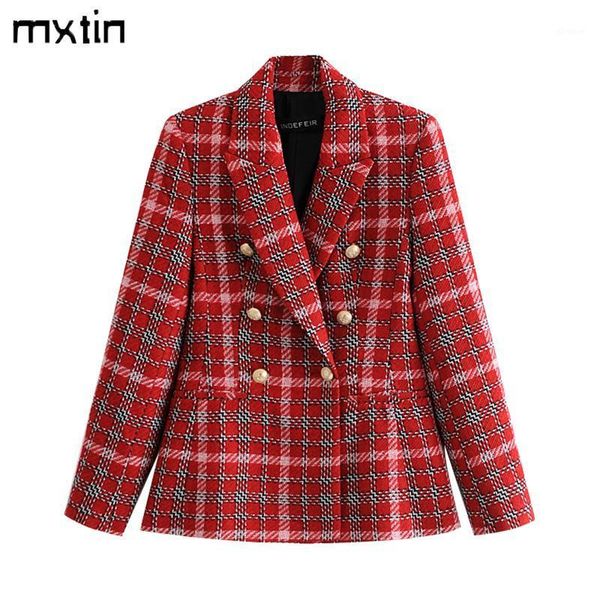 fashion double breasted plaid blazers and jackets work office lady autumn women suit slim business female blazer coat talever1, White;black
fashion double breasted plaid blazers and jackets work office lady autumn women suit slim business female blazer coat talever1, White;black