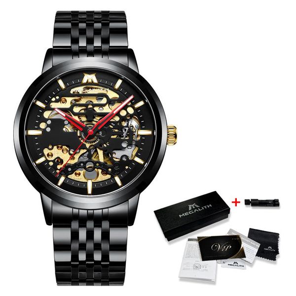 megalith luxury mechanical watch men matic clock 2019 new gold stainless steel waterproof luminous business mechanical watch bbypsx, Silver
megalith luxury mechanical watch men matic clock 2019 new gold stainless steel waterproof luminous business mechanical watch bbypsx, Silver