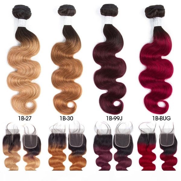pre-colored raw indian hair 3 bundles with closure 1b 27 ombre t1b 99j body wave human hair weaves bundles with closure t1b 30 t1b bug, Black
pre-colored raw indian hair 3 bundles with closure 1b 27 ombre t1b 99j body wave human hair weaves bundles with closure t1b 30 t1b bug, Black