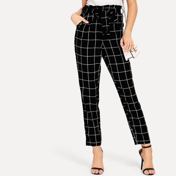 womens elastic waist casual pants bandage high waist lattice pencil pants ropa mujer high waist trousers pencil trouser ol style, Black;white
womens elastic waist casual pants bandage high waist lattice pencil pants ropa mujer high waist trousers pencil trouser ol style, Black;white