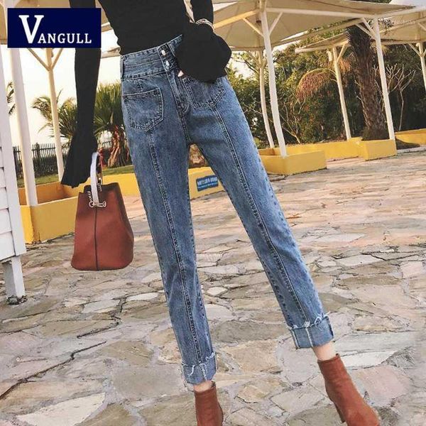 vangull straight women jeans high waist zipper ankle-length denim pants 2020 new autumn winter high street pocket women jeans1, Blue
vangull straight women jeans high waist zipper ankle-length denim pants 2020 new autumn winter high street pocket women jeans1, Blue