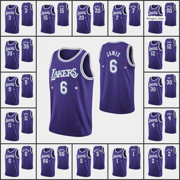 2021-22 mens printed basketball russell westbrook carmelo anthony james davi 75th anniversary purple jerseys, Black;red
2021-22 mens printed basketball russell westbrook carmelo anthony james davi 75th anniversary purple jerseys, Black;red