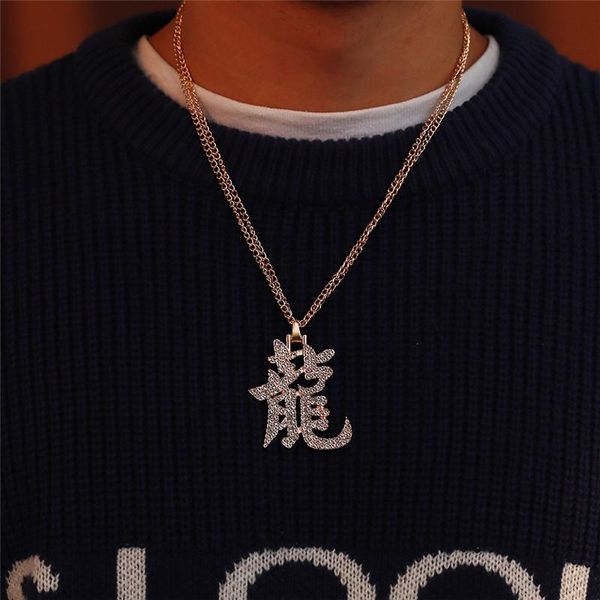 chokers retro chinese rhinestone necklace bead chain silver color stainless steel character letter pendant men women, Golden;silver
chokers retro chinese rhinestone necklace bead chain silver color stainless steel character letter pendant men women, Golden;silver
