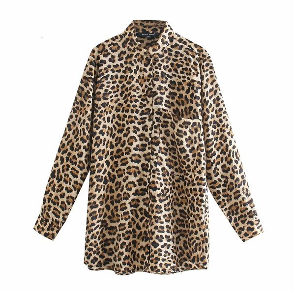 2021 new leopard animal print shirts women vintage lapel collar sleeve long button-up shirt loose casual laddies blouse t87c, White
2021 new leopard animal print shirts women vintage lapel collar sleeve long button-up shirt loose casual laddies blouse t87c, White