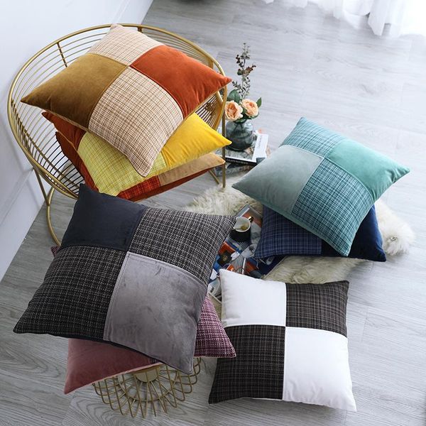 cushion/decorative pillow 50x50 cushion cover linen flannel patchwork case decoration for sofa living room home decor salon housse de coussi
cushion/decorative pillow 50x50 cushion cover linen flannel patchwork case decoration for sofa living room home decor salon housse de coussi