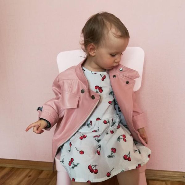 jackets girls pu jacket 5-13 years old rivet zipper leather clothing for stand collar motorcycle, Blue;gray
jackets girls pu jacket 5-13 years old rivet zipper leather clothing for stand collar motorcycle, Blue;gray