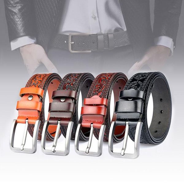 luxury fashion cowskin genuine leather carved belts personality strap pin buckle waistband for vintage jeans strap men, Black;brown
luxury fashion cowskin genuine leather carved belts personality strap pin buckle waistband for vintage jeans strap men, Black;brown