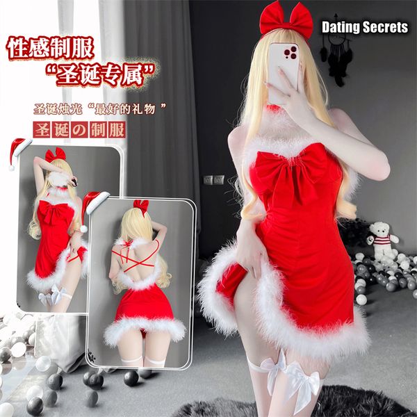 theme costume new christmas suit tube split uniform temptation sling backless red dress lingerie winter wrap chest bra, Black;red
theme costume new christmas suit tube split uniform temptation sling backless red dress lingerie winter wrap chest bra, Black;red