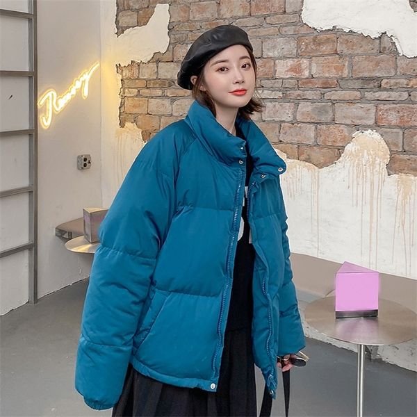 ladies cotton down jacket warm coat long sleeve loose jacket coat winter new zipper 201214, Black
ladies cotton down jacket warm coat long sleeve loose jacket coat winter new zipper 201214, Black