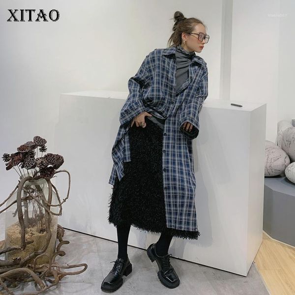 xitao plaid women plus size blouse women fashion full sleeve single breast small fresh casual elegant loose shirt zy14501, White
xitao plaid women plus size blouse women fashion full sleeve single breast small fresh casual elegant loose shirt zy14501, White