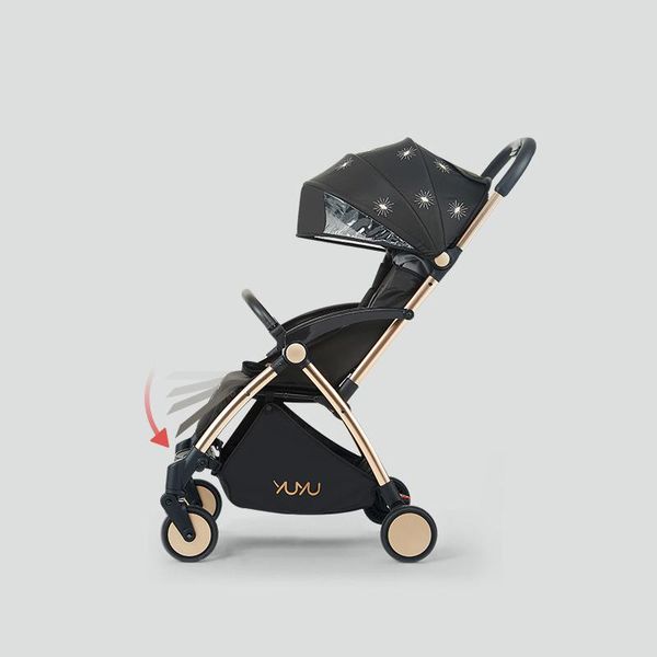 Baby Strollers, Foldable Strollers, Ultra-light Portable -absorbing Automatic Mum Strollers