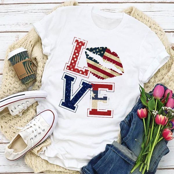 women graphic usa flag american patriotic love lip star summer t-shirt lady womens clothing clothes tee female t shirt, White
women graphic usa flag american patriotic love lip star summer t-shirt lady womens clothing clothes tee female t shirt, White