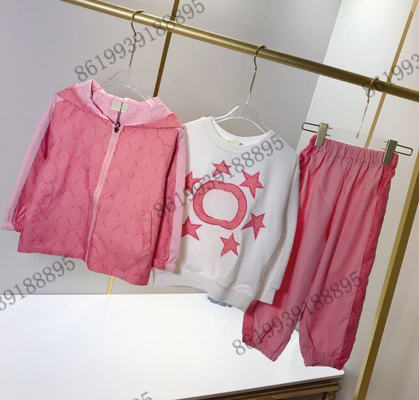 luxury kids pink jackets sweater+ trousers 3 pieces sets childrens autumn di print design dresses long sleeve t-shirts set girls princess we, White
luxury kids pink jackets sweater+ trousers 3 pieces sets childrens autumn di print design dresses long sleeve t-shirts set girls princess we, White