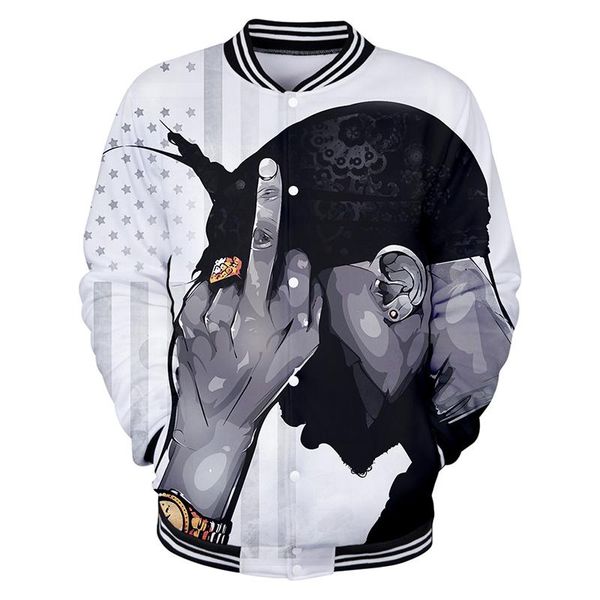 3d baseball jacket fashion rapper hip hop 2pac print men women hoodie sweatshirt casual long sleeve 3d hoodies jackets coat, Black;brown
3d baseball jacket fashion rapper hip hop 2pac print men women hoodie sweatshirt casual long sleeve 3d hoodies jackets coat, Black;brown