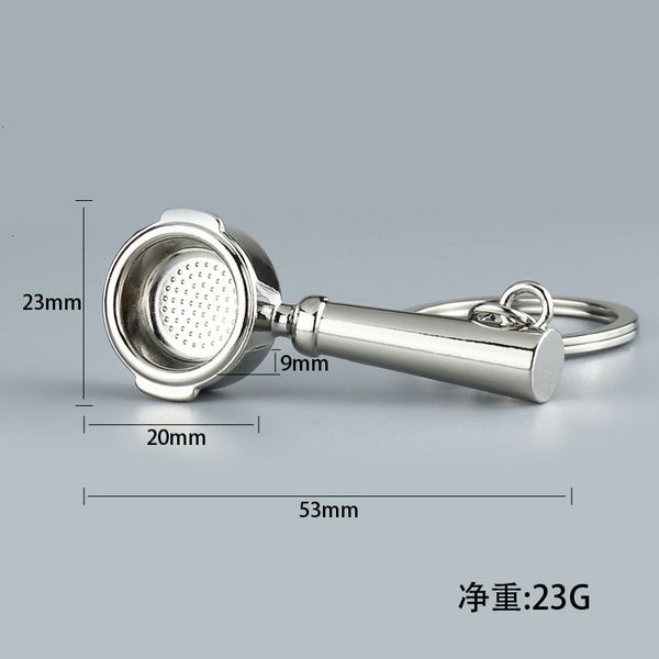keychain quality new high arrival accessories tamper portafilter style coffee keyring key chain, Silver
keychain quality new high arrival accessories tamper portafilter style coffee keyring key chain, Silver
