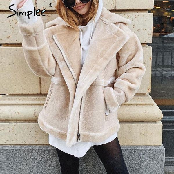 simplee patchwork faux leather coat women teddy faux fur zipper soft ladies winter warm coats pocket outwear female short jacket1, Black
simplee patchwork faux leather coat women teddy faux fur zipper soft ladies winter warm coats pocket outwear female short jacket1, Black