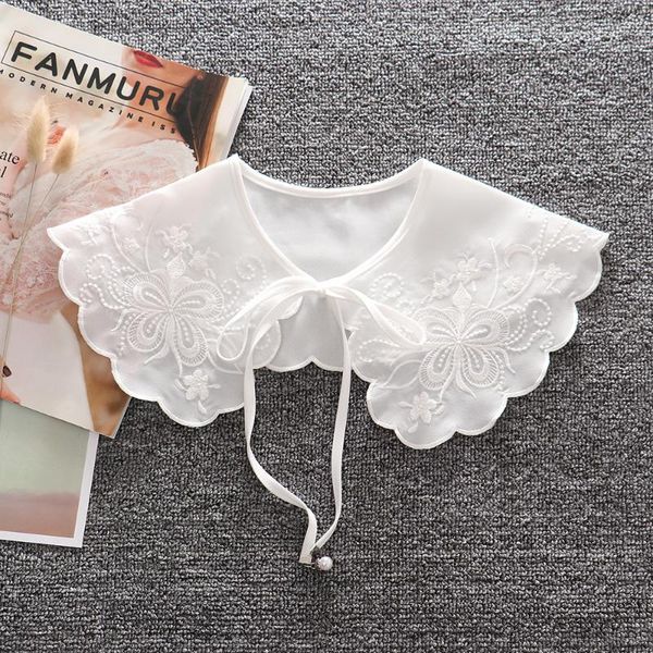 bow ties women girls lace floral embroidery fake false collar decorative female necklace choker shawl wrap detachable bowtie, Black;gray
bow ties women girls lace floral embroidery fake false collar decorative female necklace choker shawl wrap detachable bowtie, Black;gray
