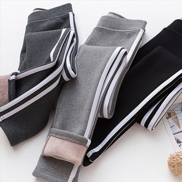 women warm fitness workout leggings striped side winter velvet leggings ladies casual pants warm pants winter leggings hx1118, Black
women warm fitness workout leggings striped side winter velvet leggings ladies casual pants warm pants winter leggings hx1118, Black