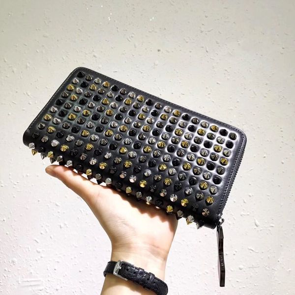 men long style panelled spiked clutch women patent real leather mixed color rivets party clutches lady long purses with spikes brand box, Red;black
men long style panelled spiked clutch women patent real leather mixed color rivets party clutches lady long purses with spikes brand box, Red;black