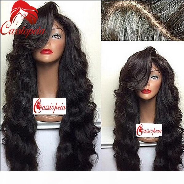 26 inch long body wave full lace wigs for black women glueless lace front body wave wigs with side bangs natural hailine, Black;brown
26 inch long body wave full lace wigs for black women glueless lace front body wave wigs with side bangs natural hailine, Black;brown