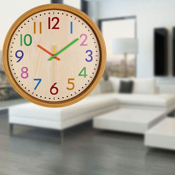 wall clocks children room clock 12 inch colorful numbers silent for home decor lad-sale
wall clocks children room clock 12 inch colorful numbers silent for home decor lad-sale
