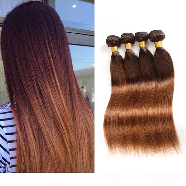 brazilian straight dark brown human hair bundles colored 4 30 two tone virgin hair weave wholesale ombre human hair extensions, Black
brazilian straight dark brown human hair bundles colored 4 30 two tone virgin hair weave wholesale ombre human hair extensions, Black