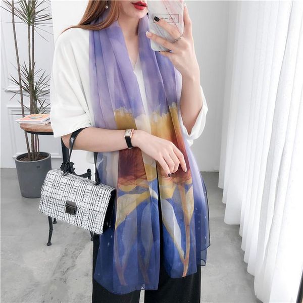j1147 elegant fashion design spring women lady shawl silk long soft scarf scarves new creative summer beach shawl, Blue;gray
j1147 elegant fashion design spring women lady shawl silk long soft scarf scarves new creative summer beach shawl, Blue;gray