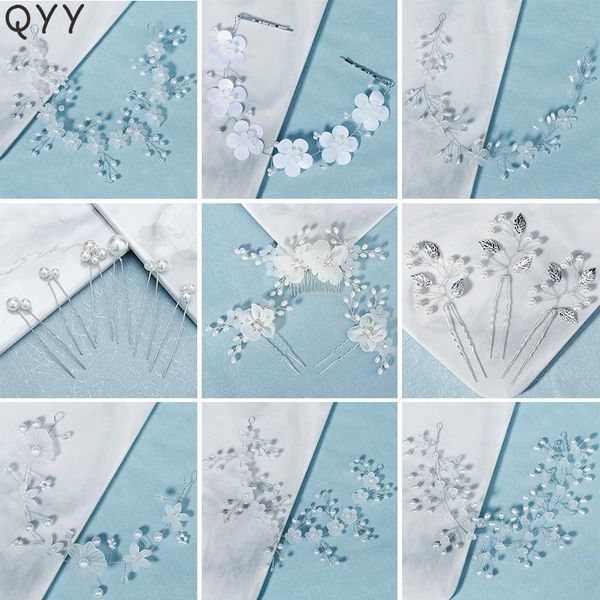 qyy flower pearl headbands for women silver color bridal wedding hair accessories party hair jewelry bride headpiece gifts, Golden;silver
qyy flower pearl headbands for women silver color bridal wedding hair accessories party hair jewelry bride headpiece gifts, Golden;silver