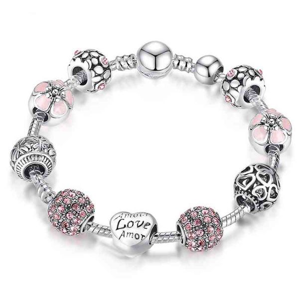 antique silver charm bracelet & bangle with love and flower beads women wedding jewelry 4 colors, Golden;silver
antique silver charm bracelet & bangle with love and flower beads women wedding jewelry 4 colors, Golden;silver