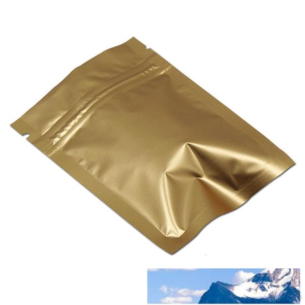 100 pcs multi-sizes aluminum matte gold reclosable zipper lock packaging bag for coffee tea powder bags mylar foil airtidbdq
100 pcs multi-sizes aluminum matte gold reclosable zipper lock packaging bag for coffee tea powder bags mylar foil airtidbdq