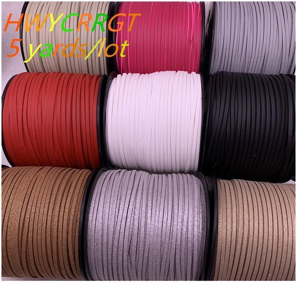 new 5yards/lot m flat faux suede braided cord korean velvet leather handmade beading bracelet jewelry st qylcgt
new 5yards/lot m flat faux suede braided cord korean velvet leather handmade beading bracelet jewelry st qylcgt