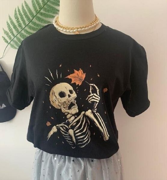hahayule jbh women t shirt the skeleton leaves in surprise funny graphic tee punk dark gothic style short sleeves top, White
hahayule jbh women t shirt the skeleton leaves in surprise funny graphic tee punk dark gothic style short sleeves top, White