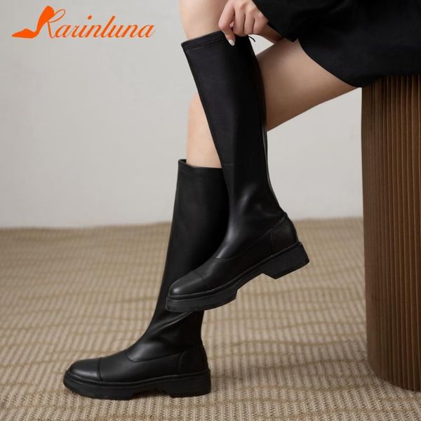 2021 new fashionable leisure women shoes square thick heels cow leather solid mid-calf boots solid zip up real leather footwear, Black
2021 new fashionable leisure women shoes square thick heels cow leather solid mid-calf boots solid zip up real leather footwear, Black
