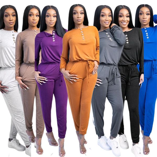 women jumpsuits long sleeve bodysuit solid color rompers casual loose onesie fall winter clothes pocket one piece pants plus size 4308, Black;white
women jumpsuits long sleeve bodysuit solid color rompers casual loose onesie fall winter clothes pocket one piece pants plus size 4308, Black;white