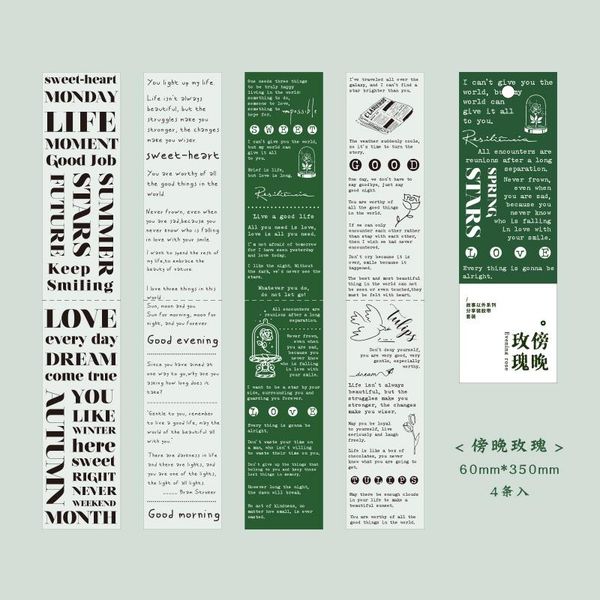 4 packs creative word phrase sticker office supplies for happy scrapbook planner business card diary project 4 word wmtpfv comb2010
4 packs creative word phrase sticker office supplies for happy scrapbook planner business card diary project 4 word wmtpfv comb2010