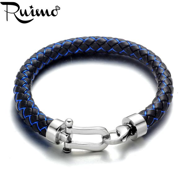 ruimo 8mm genuine leather men braided simple silk bracelets bangles 316l stainless steel lobster clasp wristband jewelry
ruimo 8mm genuine leather men braided simple silk bracelets bangles 316l stainless steel lobster clasp wristband jewelry