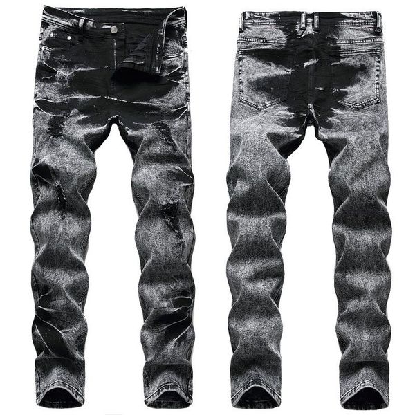 men denim jeans large size trend ripped denim pants vintage washed jeans men's pants, Blue
men denim jeans large size trend ripped denim pants vintage washed jeans men's pants, Blue