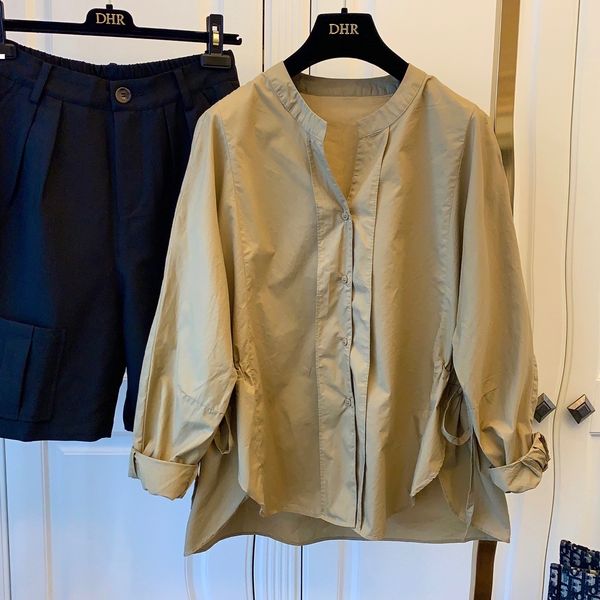 new loosen 2021 long, khaki sleeve woman's shirt fall kpop woman street clothes wear blouse 9f3c wgzj, White
new loosen 2021 long, khaki sleeve woman's shirt fall kpop woman street clothes wear blouse 9f3c wgzj, White