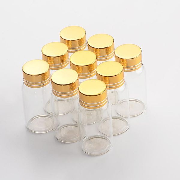 27*50mm 24pcs 15ml glass bottles aluminium screw golden cap empty transparent clear liquid gift container wishing bot bbytts
27*50mm 24pcs 15ml glass bottles aluminium screw golden cap empty transparent clear liquid gift container wishing bot bbytts