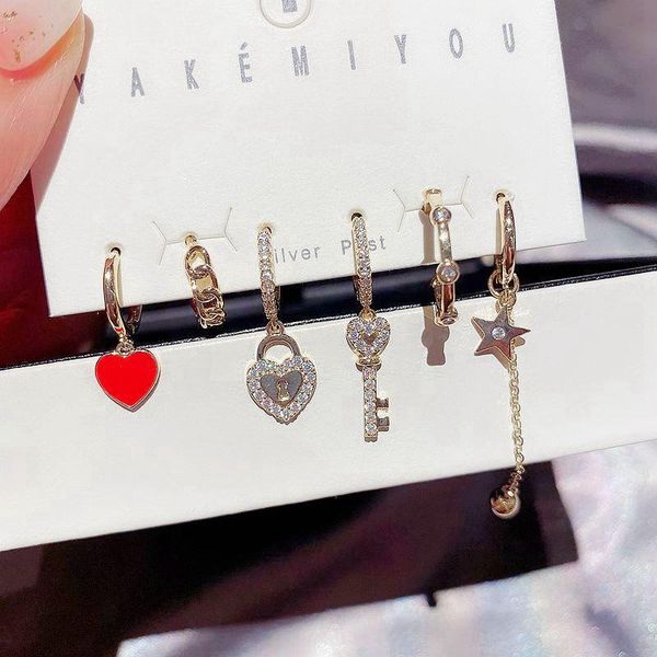 migga 6pcs mix cubic zirconia passed key block серьги сердца серьги серьги золотой цвета для женщин, Silver
migga 6pcs mix cubic zirconia passed key block серьги сердца серьги серьги золотой цвета для женщин, Silver
