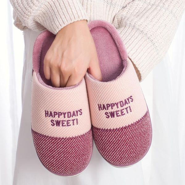 slippers cute women men indoor home warm soft plush shoes non-slip fur slides solid color couples footwear1, Black
slippers cute women men indoor home warm soft plush shoes non-slip fur slides solid color couples footwear1, Black