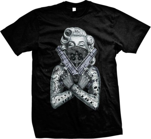 marilyn gangster gun dual pistol thug bout that life mens t-shirt men's cotton clothing t shirts ringer tee shirt, White;black
marilyn gangster gun dual pistol thug bout that life mens t-shirt men's cotton clothing t shirts ringer tee shirt, White;black