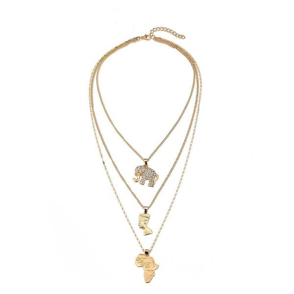 s1582 fashion jewelry multi-layer necklace metallic elephant egyptian pharaoh yan heart afric sqcsql homes2007, Silver
s1582 fashion jewelry multi-layer necklace metallic elephant egyptian pharaoh yan heart afric sqcsql homes2007, Silver
