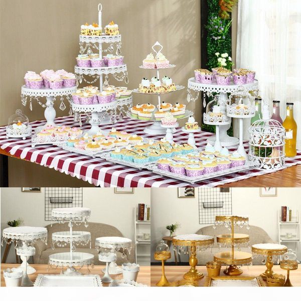 crystal metal plate cake stands display cupcake stand birthday party wedding decoration party bakeware fondant cake display kit t200523
crystal metal plate cake stands display cupcake stand birthday party wedding decoration party bakeware fondant cake display kit t200523