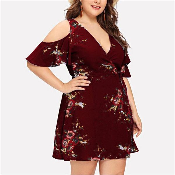bohemian print dress cold shoulder short sleeve v neck strapless womens plus size elegant boho dresses robe ete femme 4em, Black;gray
bohemian print dress cold shoulder short sleeve v neck strapless womens plus size elegant boho dresses robe ete femme 4em, Black;gray