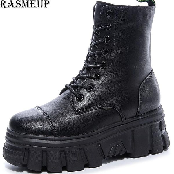 boots rasmeup genuine leather women platform autumn black motorcycle waterproof thick heel shoes
boots rasmeup genuine leather women platform autumn black motorcycle waterproof thick heel shoes
