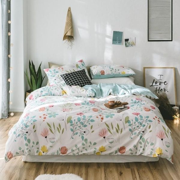 chic fresh floral duvet cover set super soft 100% cotton floral bedding sets twin king size bed sheet set pillowcases
chic fresh floral duvet cover set super soft 100% cotton floral bedding sets twin king size bed sheet set pillowcases